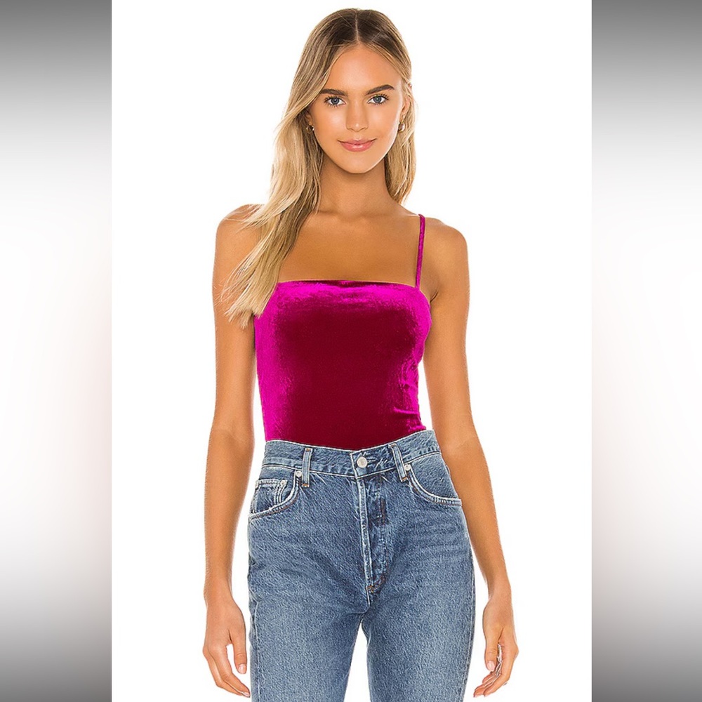 4SI3NNA Velvet Bodysuit